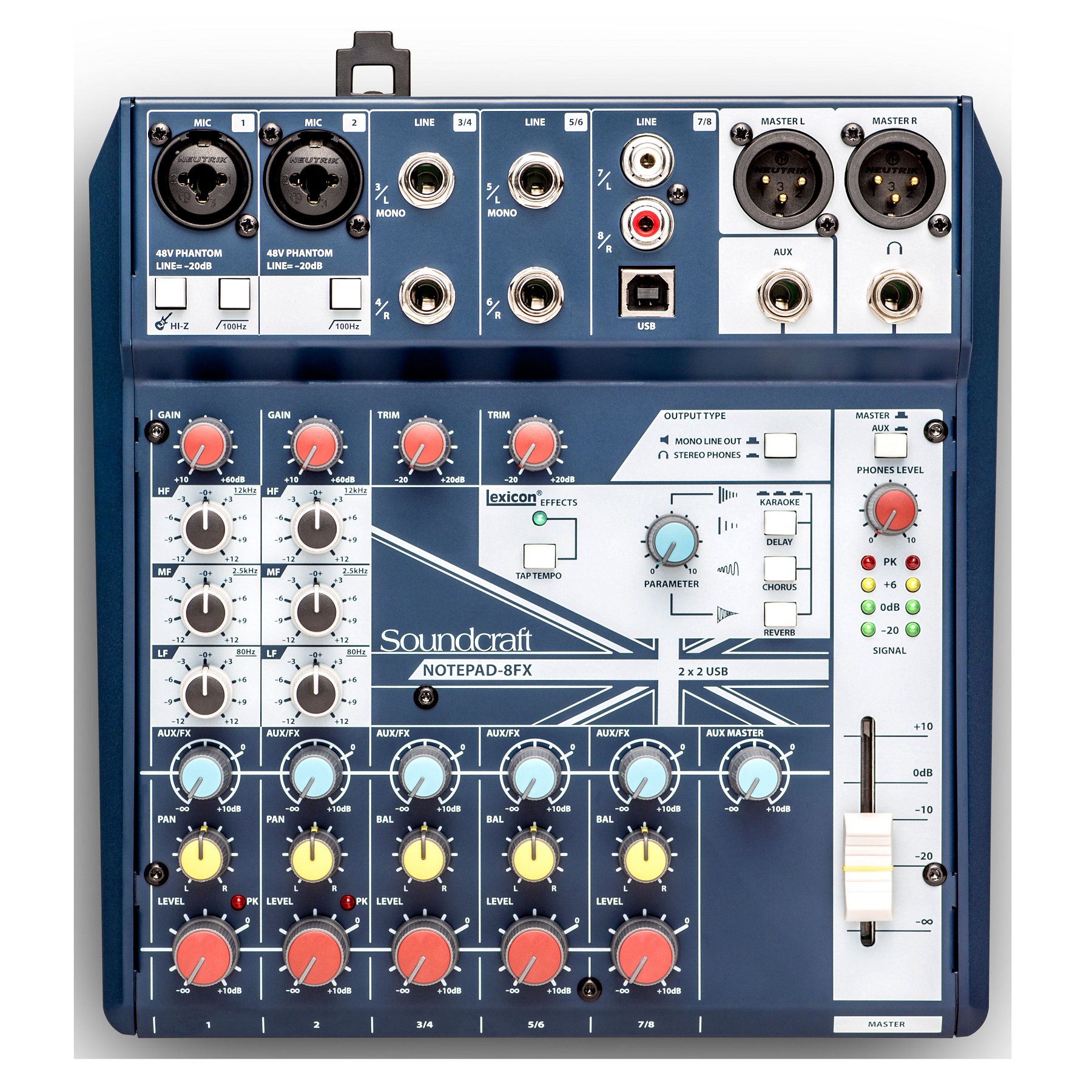 Аналоговый микшерный пульт Soundcraft Notepad-8FX