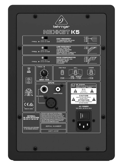 Активный студийный монитор Behringer K5