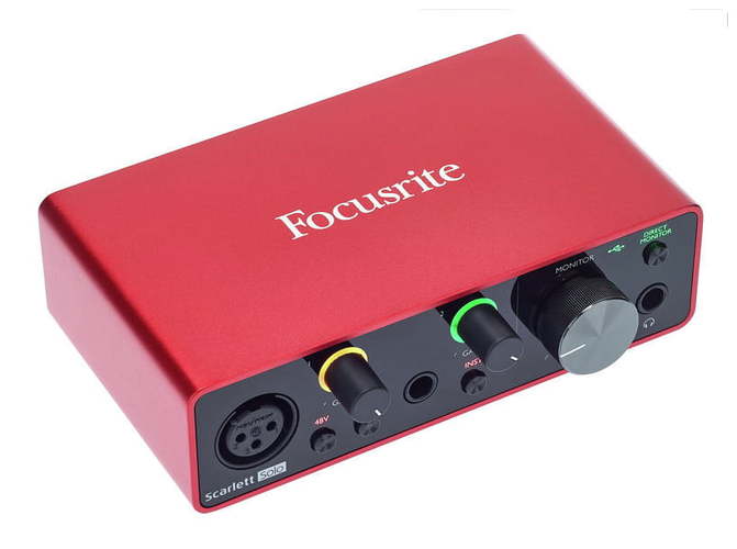 Звуковая карта внешняя Focusrite Scarlett Solo 3rd Gen