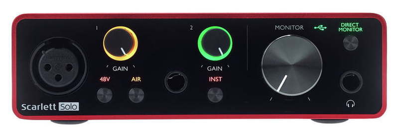 Звуковая карта внешняя Focusrite Scarlett Solo 3rd Gen