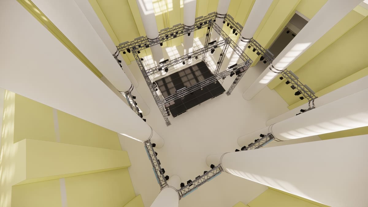 Спроектировать многофункциональный комплекс систем озвучивания, освещения, видеосопровождения